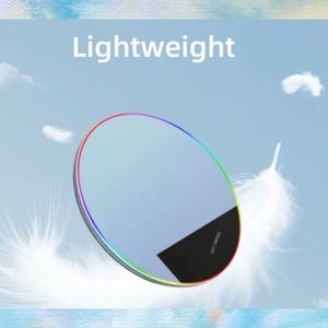 MIRROR Wireless Charging Pad Stand iPhone, Android, Earbuds.